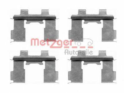 METZGER 1091630 Комплектующие, колодки дискового тормоза