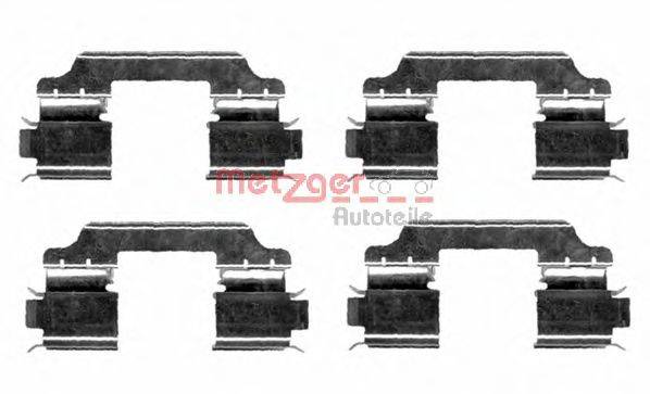 METZGER 1091654 Комплектующие, колодки дискового тормоза