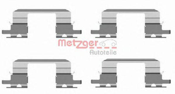 METZGER 1091672 Комплектующие, колодки дискового тормоза