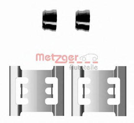 METZGER 1091688 Комплектуючі, колодки дискового гальма