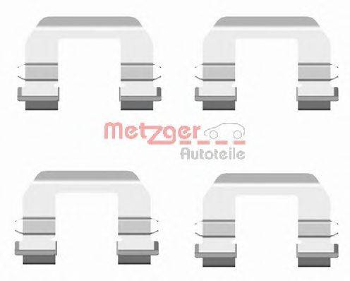 Комплектуючі, колодки дискового гальма METZGER 109-1693