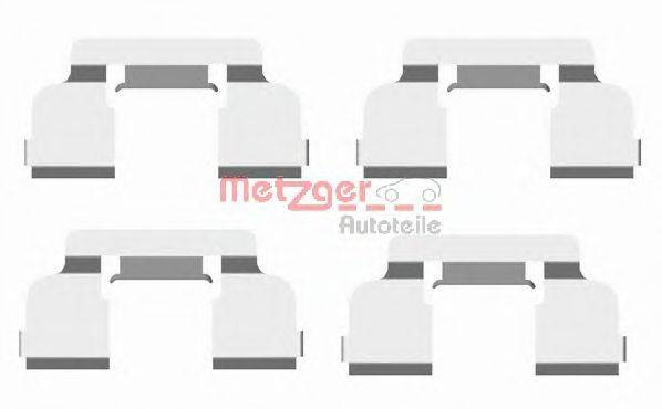 METZGER 1091698 Комплектуючі, колодки дискового гальма