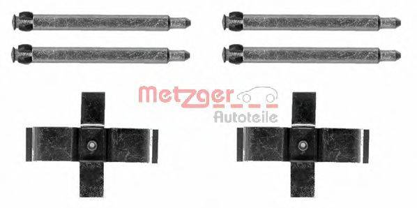 METZGER 1091713 Комплектующие, колодки дискового тормоза