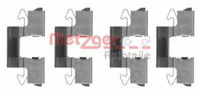 Комплектующие, колодки дискового тормоза METZGER 109-1714