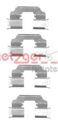 METZGER 1091770 Комплектующие, колодки дискового тормоза