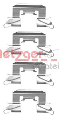 METZGER 1091772 Комплектующие, колодки дискового тормоза