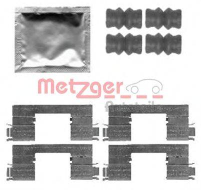 METZGER 1091798 Комплектуючі, колодки дискового гальма