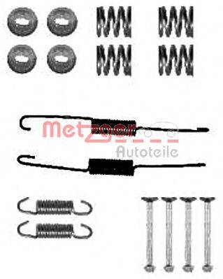 Комплектующие, тормозная колодка METZGER 105-0879