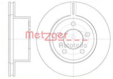 METZGER 688610 Тормозной диск