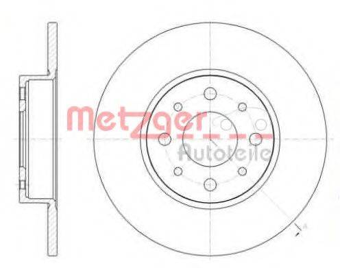 METZGER 6110307 Тормозной диск