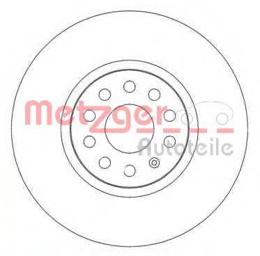 METZGER 6110486 Тормозной диск