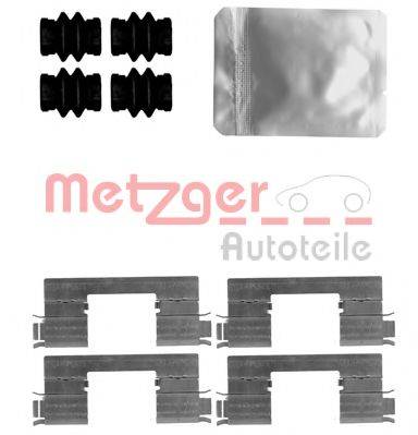 Комплектуючі, колодки дискового гальма METZGER 109-1873