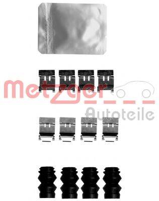 Комплектуючі, колодки дискового гальма METZGER 109-1874