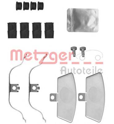 Комплектующие, колодки дискового тормоза METZGER 109-1880