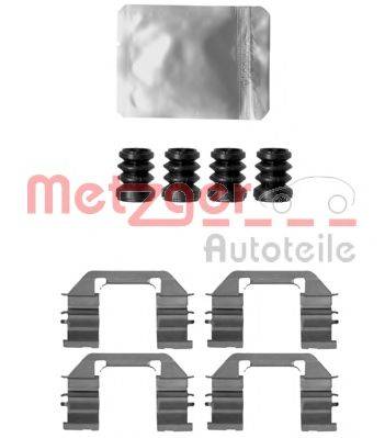 Комплектующие, колодки дискового тормоза METZGER 109-1888