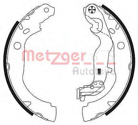 Комплект тормозных колодок METZGER MG 131