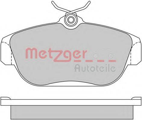 METZGER 1170018 Комплект тормозных колодок, дисковый тормоз