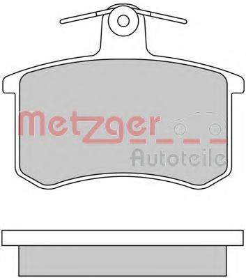 METZGER 1170030 Комплект тормозных колодок, дисковый тормоз