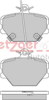 METZGER 1170077 Комплект тормозных колодок, дисковый тормоз
