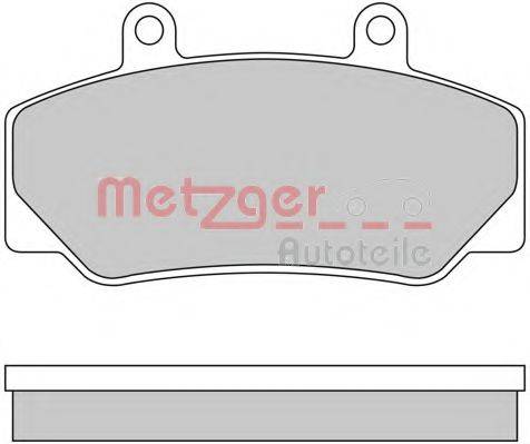 METZGER 1170094 Комплект гальмівних колодок, дискове гальмо