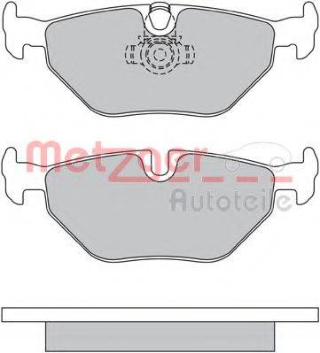METZGER 1170120 Комплект тормозных колодок, дисковый тормоз