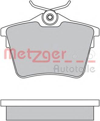 METZGER 1170269 Комплект тормозных колодок, дисковый тормоз