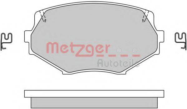 METZGER 1170515 Комплект тормозных колодок, дисковый тормоз