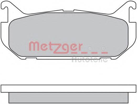 METZGER 1170549 Комплект тормозных колодок, дисковый тормоз