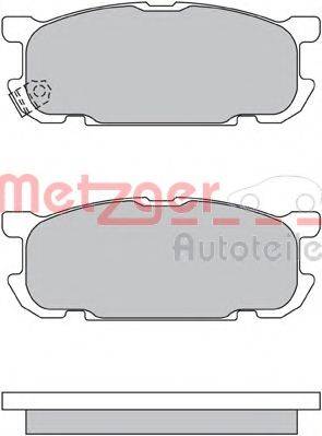 METZGER 1170613 Комплект тормозных колодок, дисковый тормоз
