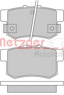 METZGER 1170213 Комплект тормозных колодок, дисковый тормоз