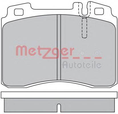 METZGER 1170374 Комплект тормозных колодок, дисковый тормоз