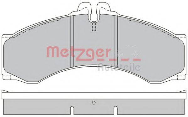 METZGER 1170400 Комплект тормозных колодок, дисковый тормоз