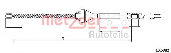 METZGER 105382 Трос, стояночная тормозная система