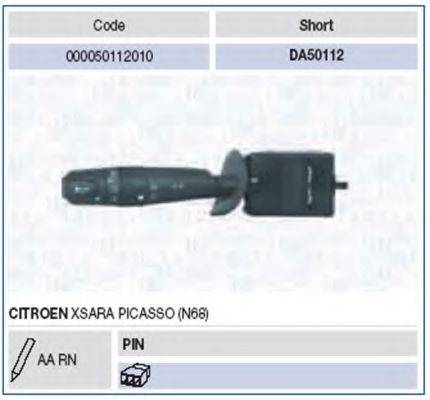 Выключатель на колонке рулевого управления MAGNETI MARELLI 000050112010